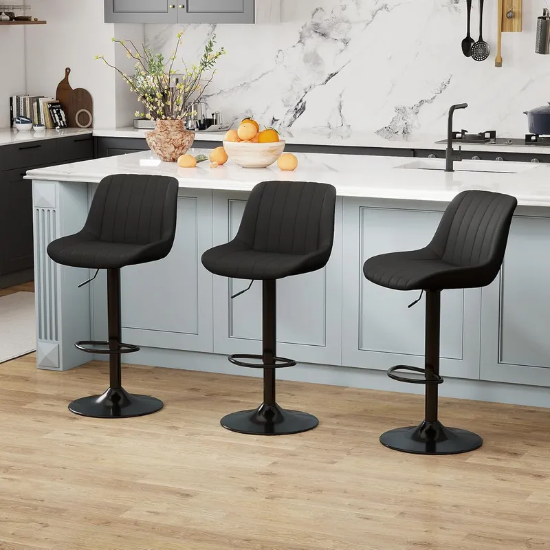 Youhauchair Bar Stools Set of 3,